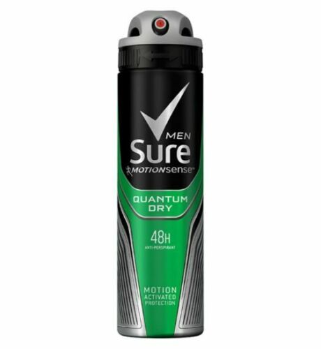 Sure Quantum Dry Anti-perspirant Deodorant Aerosol 150ml (Pack of 6) British Hypermarket-uk Sure