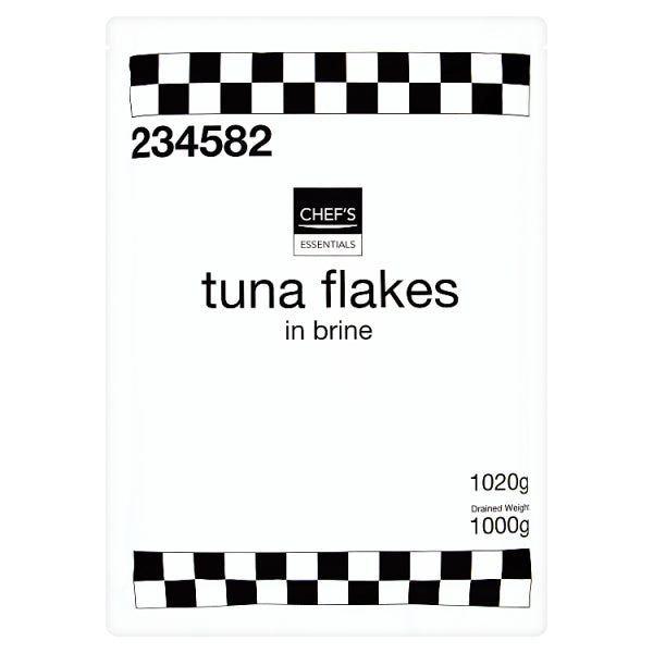 Chef's Essentials Tuna Flakes in Brine 1020g, case of 10 Chef's Essentials
