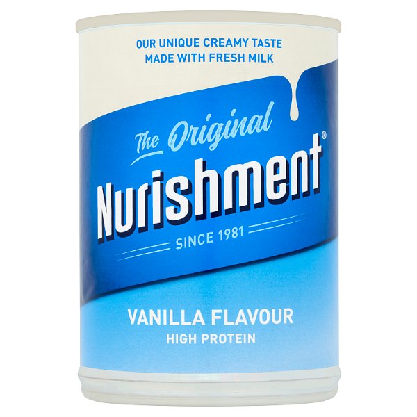 Nurishment Original Vanilla Flavour 400g, Case of 12 Nurishment