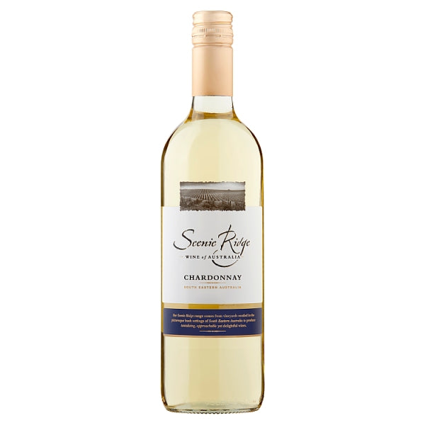 Scenic Ridge Chardonnay 75cl, Case of 6 British Hypermarket-uk Scenic Ridge