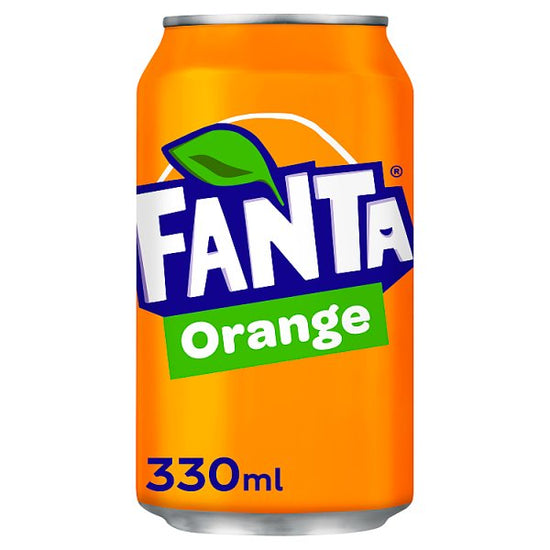 Fanta Orange 330ml, Case of 24 Fanta