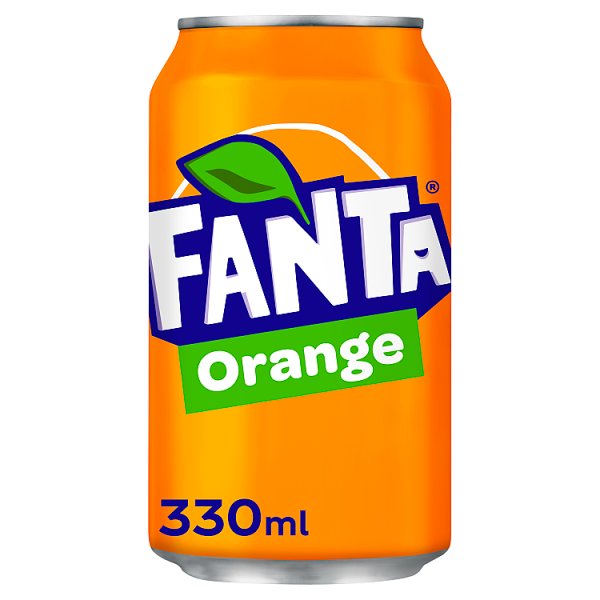 Fanta Orange 330ml, Case of 24 Fanta