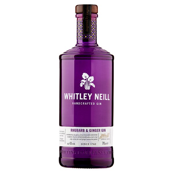 Whitley Neill Rhubarb & Ginger Gin 70cl Whitley Neill