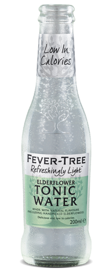 Fever-Tree Refreshingly Light Elderflower Tonic Water 24 x 200ml Fever-Tree