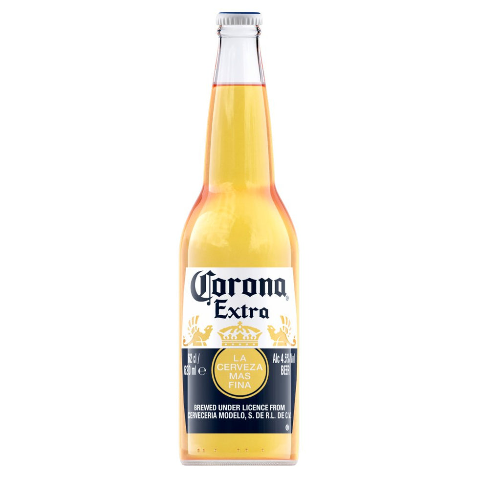 Corona Lager Beer Bottle 620ml, case of 12 Corona