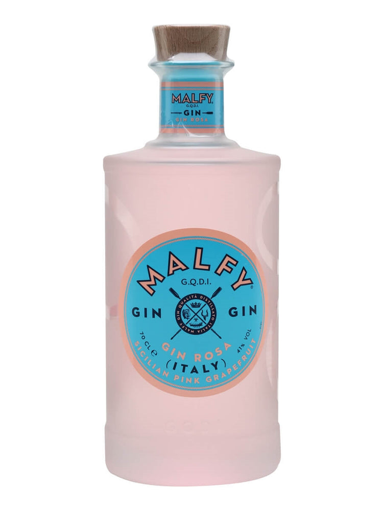 Malfy Rosa Pink Grapefruit Flavoured Gin 70cl, Case of 6 Malfy