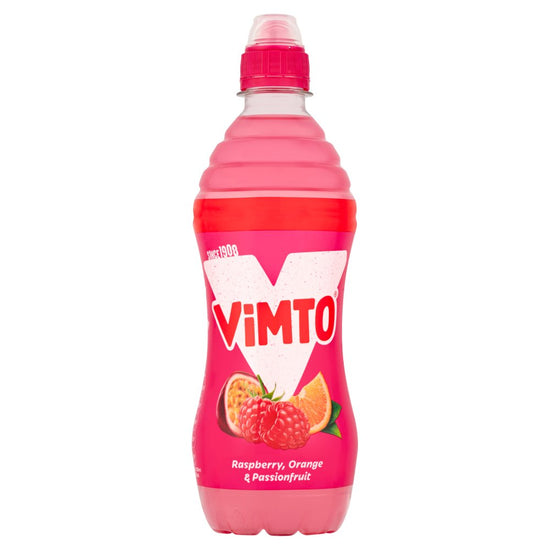 Vimto Raspberry, Orange & Passionfruit 500ml [PM £1.00 ] x 12 British Hypermarket-uk Vimto