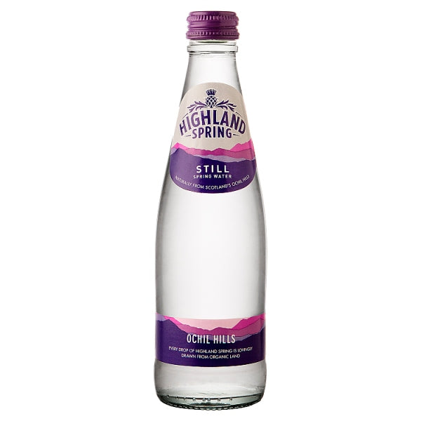 Highland Spring Still Spring Water 330ml, Case of 24 Highland Spring