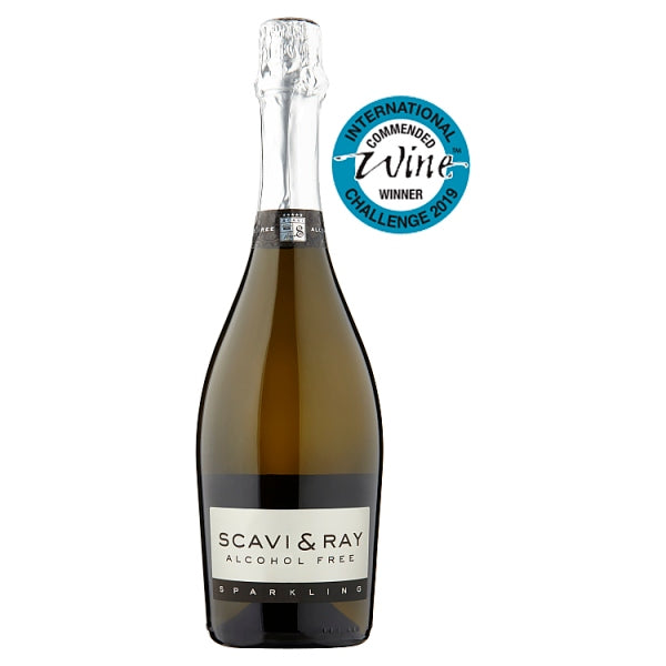 Scavi & Ray Alcohol Free Sparkling White Wine Drink 75cl, Case of 6 Scavi & Ray