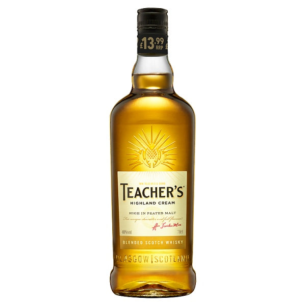 Teacher's Blended Scotch Whisky 70cl, Case of 6 British Hypermarket-uk Teacher's
