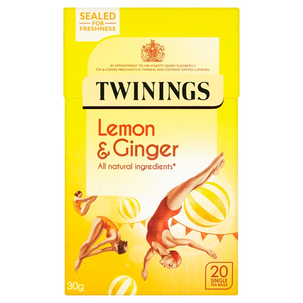 Twinings Herbal I Lem/Ginge, Case of 4 British Hypermarket-uk Twinings
