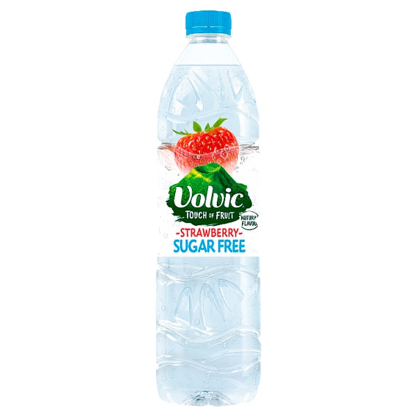 Volvic TOF Sugar Free S/brry, Case of 6 Volvic