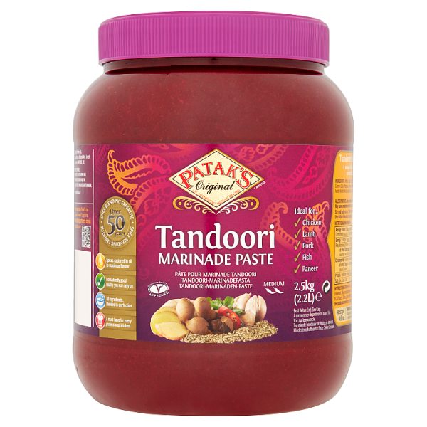 Patak's Original Tandoori Marinade Paste 2.5kg, Case of 2 Patak's