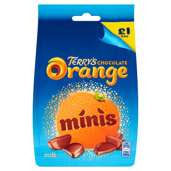 Terrys Chocolate Orange Minis Milk 95g, Case of 10 Terrys