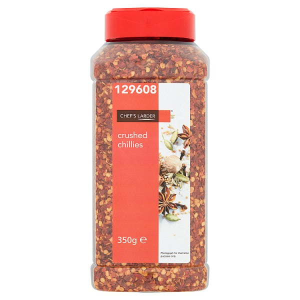 Chef's Larder Crushed Chillies 350g, Case of 6 Chef's Larder