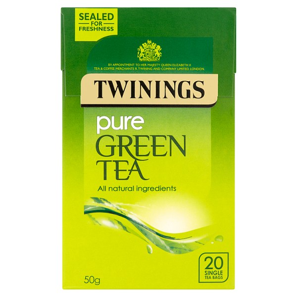 Twinings Tea Pure Green, Case of 4 British Hypermarket-uk Twinings
