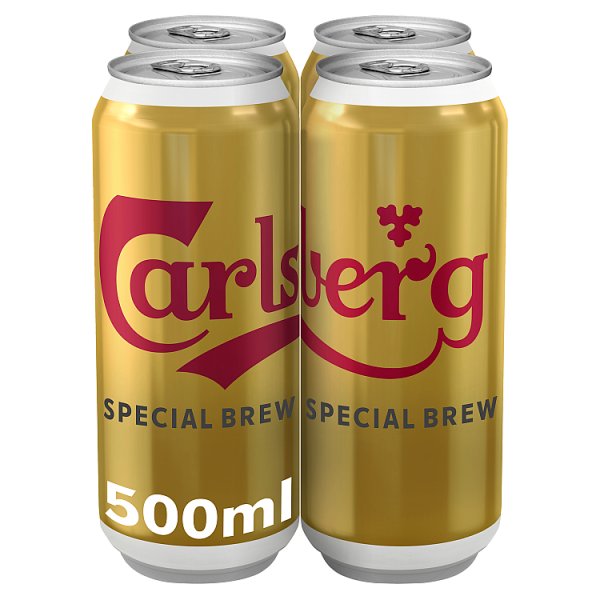 Carlsberg Special Brew Beer 4 x 500ml, Case of 24 Carlsberg