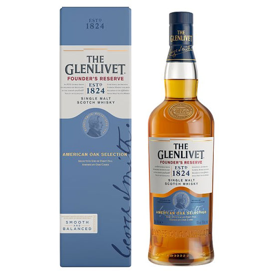 The Glenlivet Founder's Reserve Single Malt Scotch Whisky 70cl British Hypermarket-uk The Glenlivet
