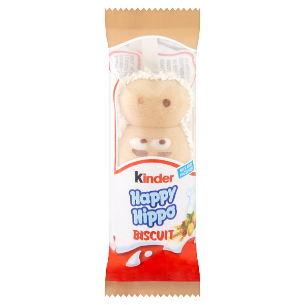 Kinder Happy Hippo Chocolate Biscuit Single Bar 20.7g, Case of 28 Kinder