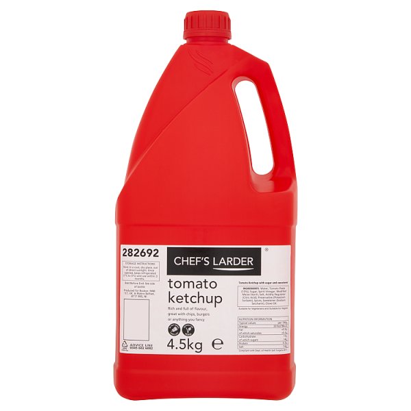 Chef's Larder Tomato Ketchup 4.5kg Chef's Larder