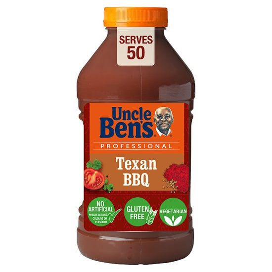 Uncle Ben's Texan BBQ Sauce 2.51kg, Case of 2 Uncle Ben's