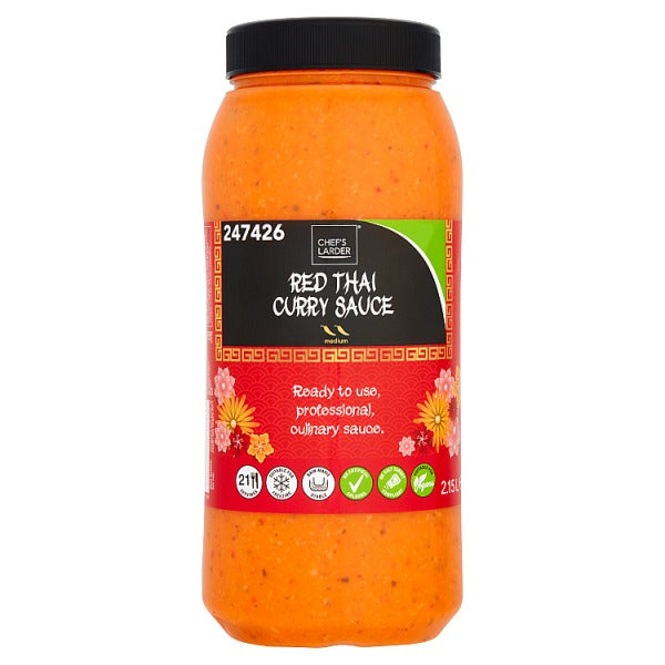 Chef's Larder Red Thai Curry Sauce 2.15L, Case of 4 Chef's Larder