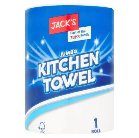 Jack's Jumbo Kitchen Towel 1 Roll, Case of 6 Jack's