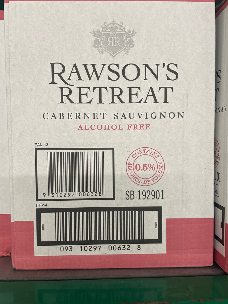 Rawsoms Retreat Carbernet Sauvignon - Alcohol Free Australian wine British Hypermarket-uk