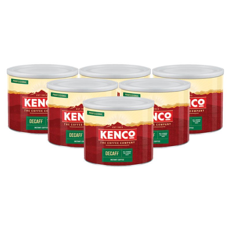 Kenco Decaf Instant Coffee 500g, Case of 6 Kenco