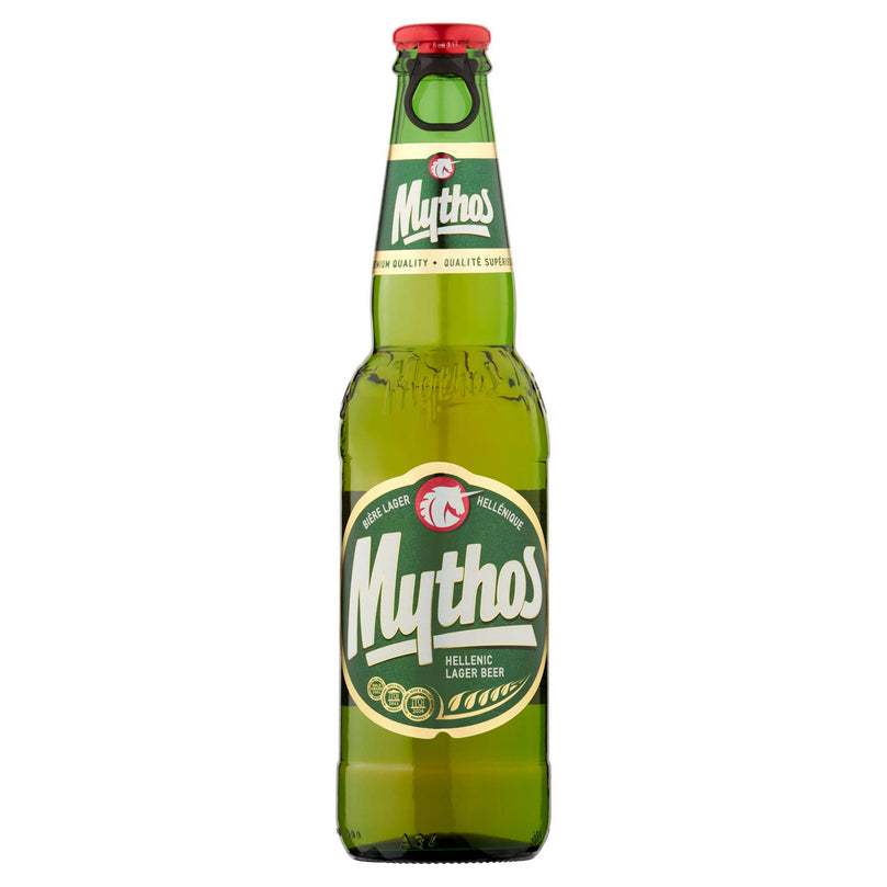Mythos Premium Hellenic Beer 500ml, Case of 12 Olympic Brewery S.A.