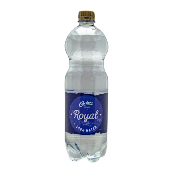 Carters Royal Soda Water 1 Litre, case of 12 Carters