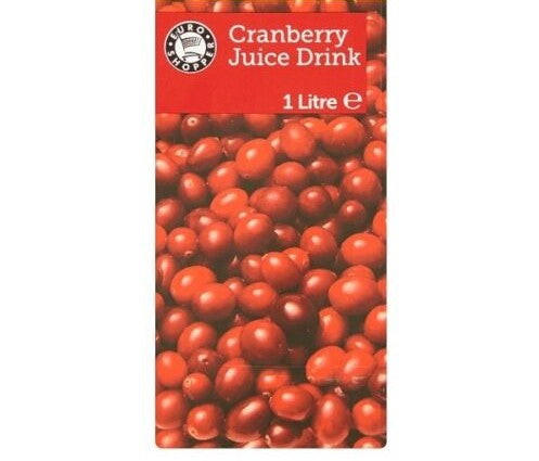 Euro Shopper Cranberry Juice Drink 1 Litre [PM £1.09 ], Case of 12 Euro Shopper