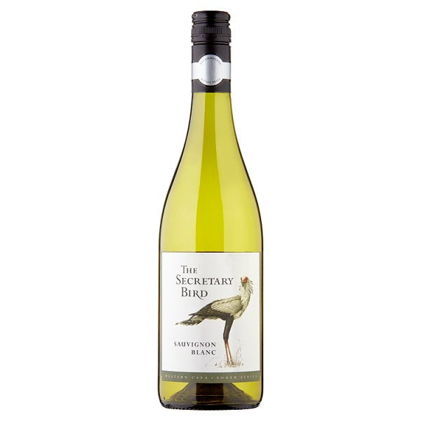 The Secretary Bird Sauvignon Blanc 750ml, Case of 6 British Hypermarket-uk The Secretary Bird