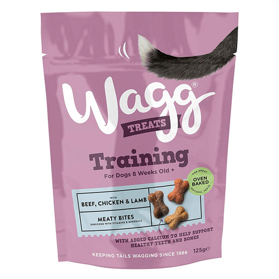 Wagg Training Treats Beef, Chicken & Lamb 100g, Case of 8 Wagg