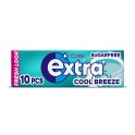 Wrigley's Extra Cool Breeze Chewing Gum Sugar Free 10 pieces, Case of 30 Wrigley's